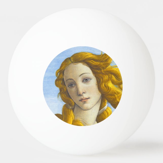Sandro Botticelli - Birth of Venus Detail Ping Pong Ball (Front)