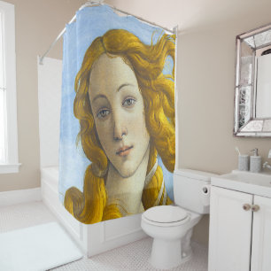 Sandro Botticelli - Birth of Venus Detail Shower Curtain