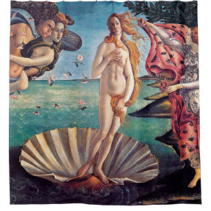 Sandro Botticelli - Birth of Venus - Fine Art Shower Curtain