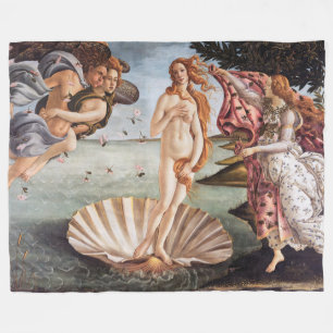 Sandro Botticelli - Birth of Venus Fleece Blanket