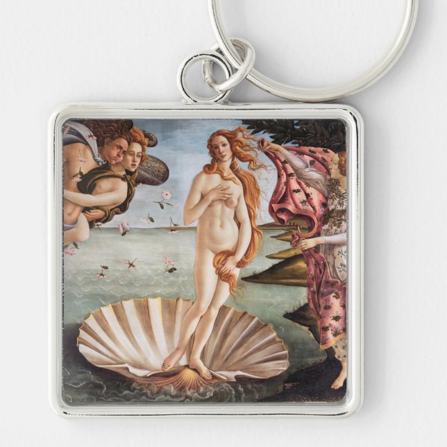 Sandro Botticelli - Birth of Venus Key Ring (Front)