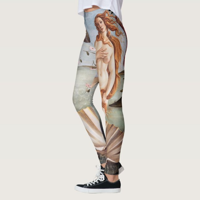 Sandro Botticelli - Birth of Venus Leggings (Left)