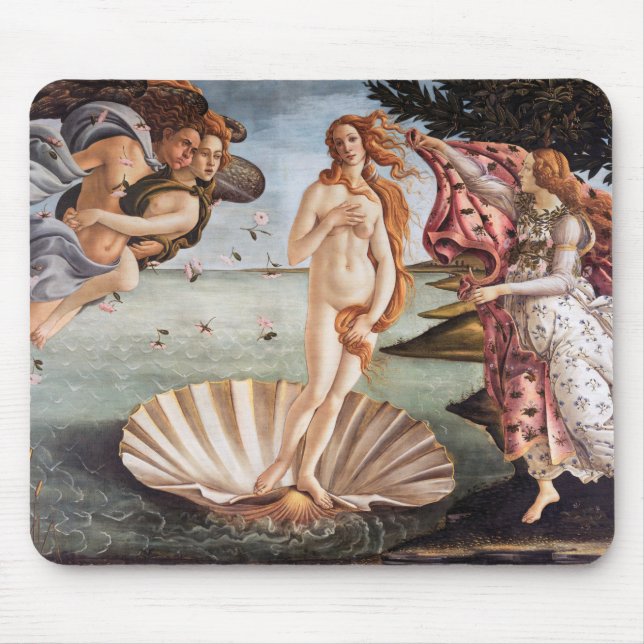 Sandro Botticelli - Birth of Venus Mouse Pad (Front)