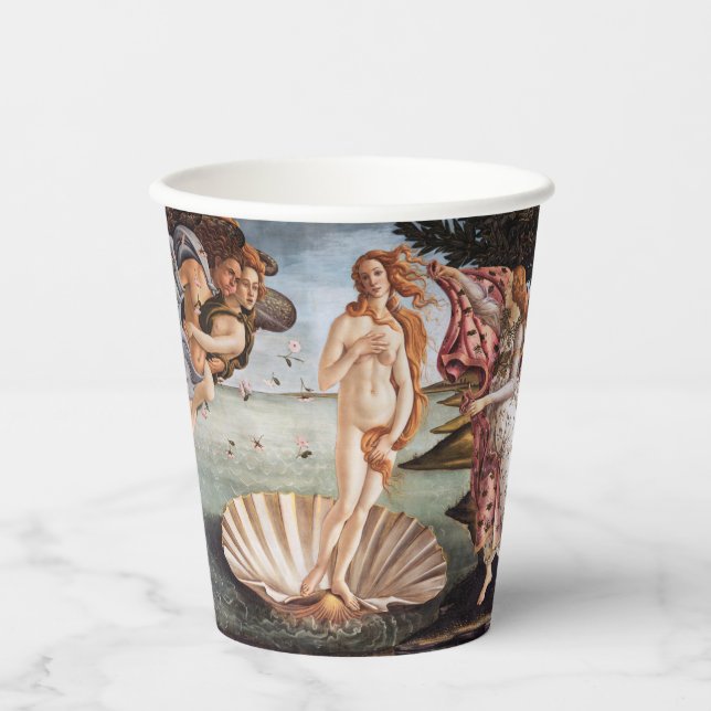 Sandro Botticelli - Birth of Venus Paper Cups (Front)