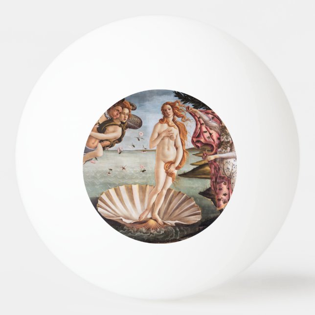 Sandro Botticelli - Birth of Venus Ping Pong Ball (Front)