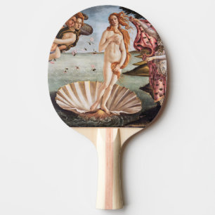 Sandro Botticelli - Birth of Venus Ping Pong Paddle