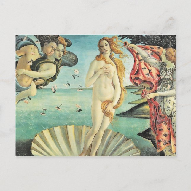 Sandro Botticelli Birth of Venus Postcard (Front)