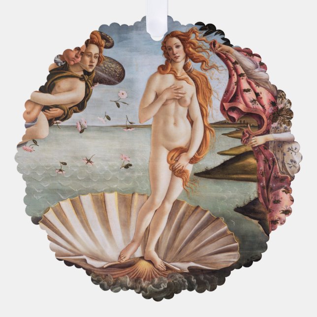 Sandro Botticelli - Birth of Venus Tree Decoration Card (Front)