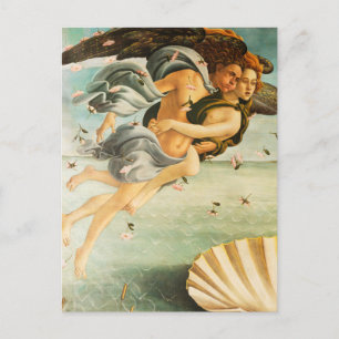 Sandro Botticelli Birth of Venus Zephyrus, Chloris Postcard