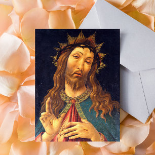 Sandro Botticelli Christ Crowned with Thorns Lent Postcard