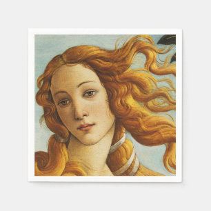 Sandro Botticelli - Goddess Venus Avatar Fine Art Napkin
