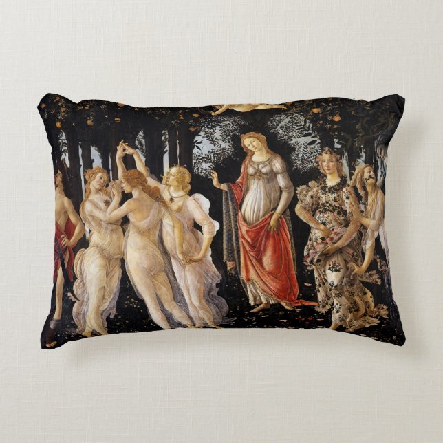 Sandro Botticelli - La Primavera Decorative Cushion (Front)