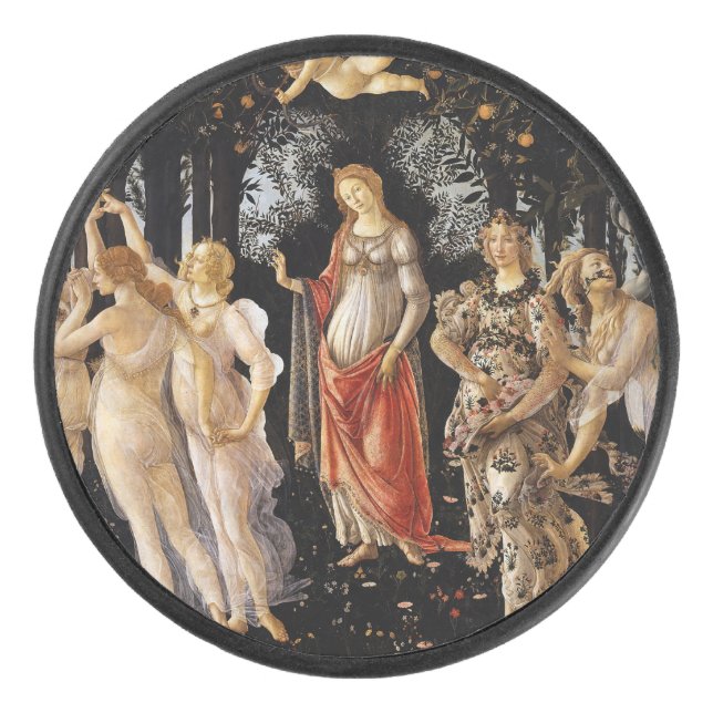 Sandro Botticelli - La Primavera Hockey Puck (Front)