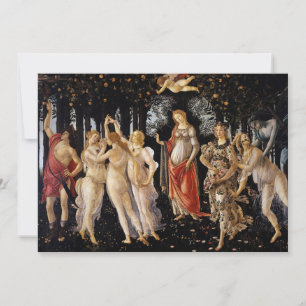 Sandro Botticelli - La Primavera Invitation