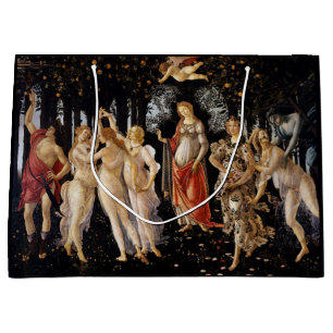 Sandro Botticelli - La Primavera Large Gift Bag