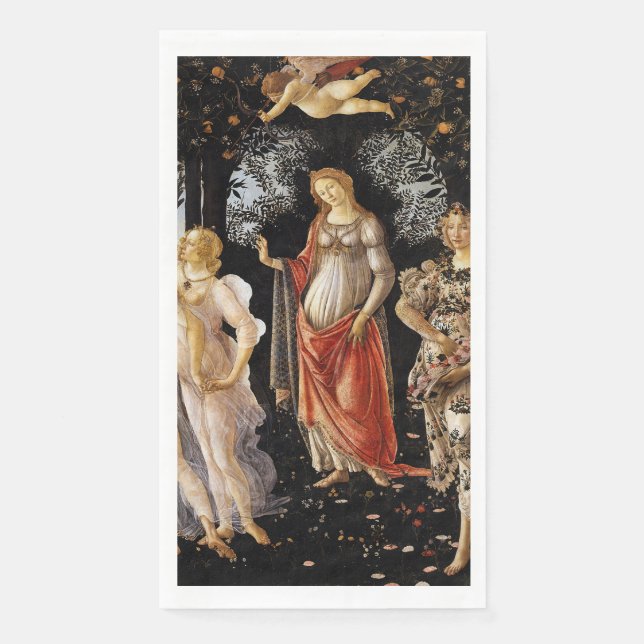 Sandro Botticelli - La Primavera Napkin (Front)