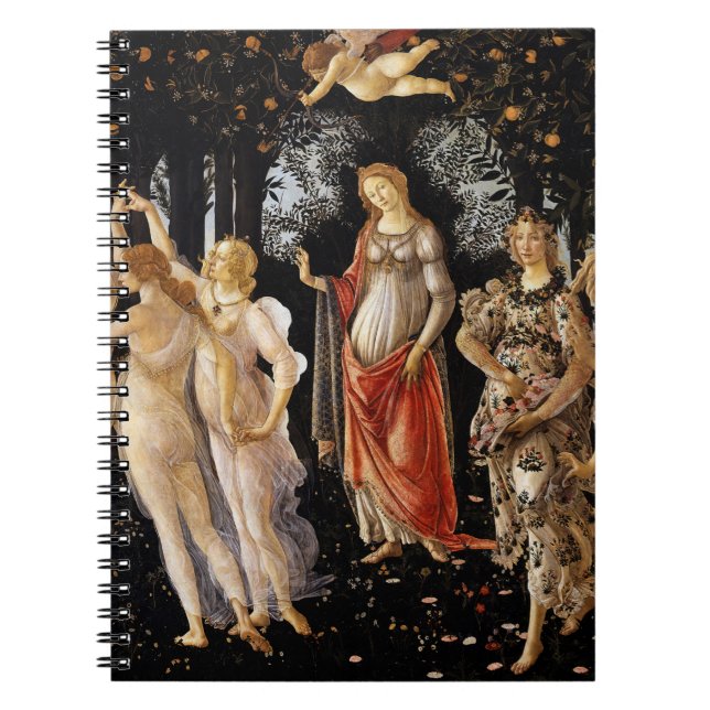 Sandro Botticelli - La Primavera Notebook (Front)