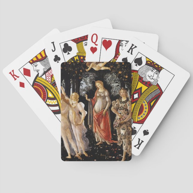 Sandro Botticelli - La Primavera Playing Cards (Back)