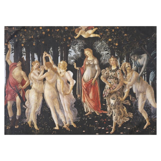 Sandro Botticelli - La Primavera Tablecloth (Front (Horizontal))