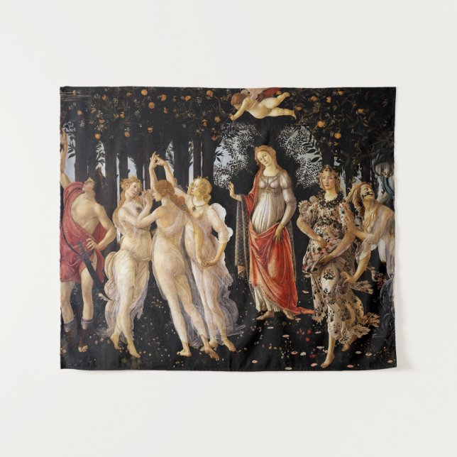 Sandro Botticelli - La Primavera Tapestry (Front (Horizontal))