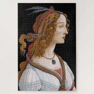 Sandro Botticelli - Portrait of Simonetta Vespucci Jigsaw Puzzle