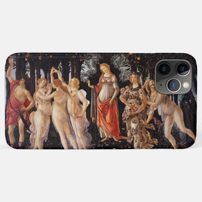 Sandro Botticelli Primavera Fine Art Case-Mate iPhone Case (Back (Horizontal))