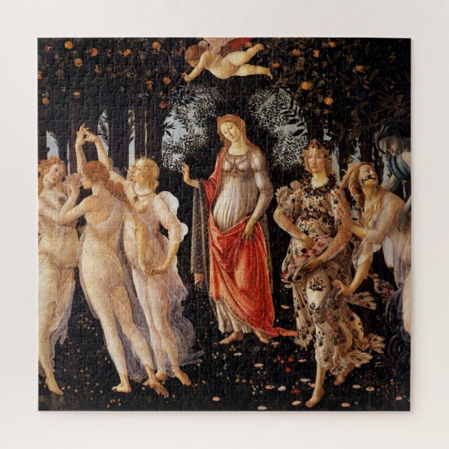 Sandro Botticelli Primavera Fine Art Jigsaw Puzzle (Vertical)