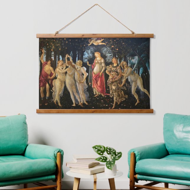 Sandro Botticelli - Primavera(Spring) Fine Art Hanging Tapestry (Living Room)