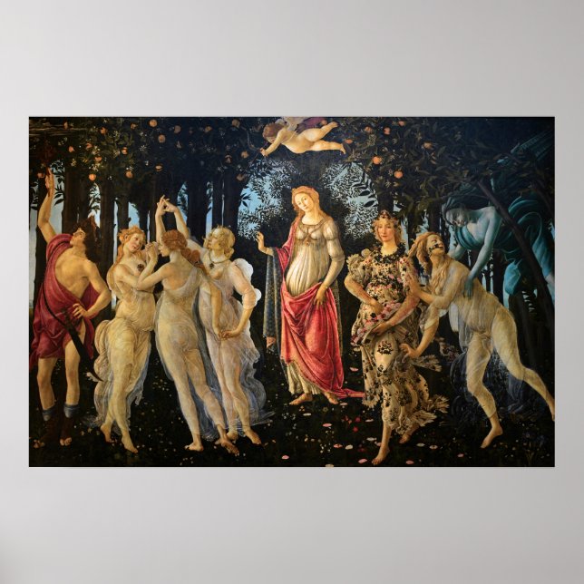 Sandro Botticelli - Primavera(Spring) Fine Art Poster (Front)