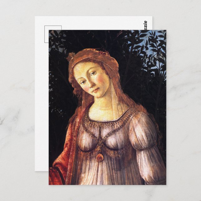 Sandro Botticelli-Primavera(Spring)-Venus Fine Art Postcard (Front/Back)
