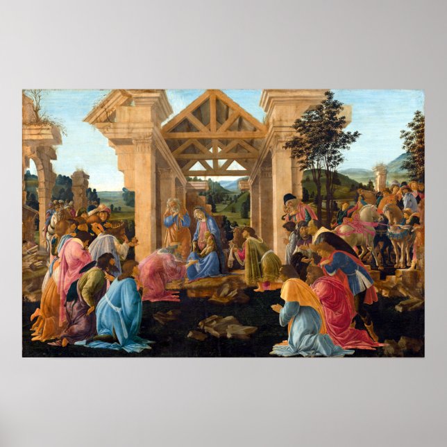Sandro Botticelli The Adoration of the Magi Poster (Front)