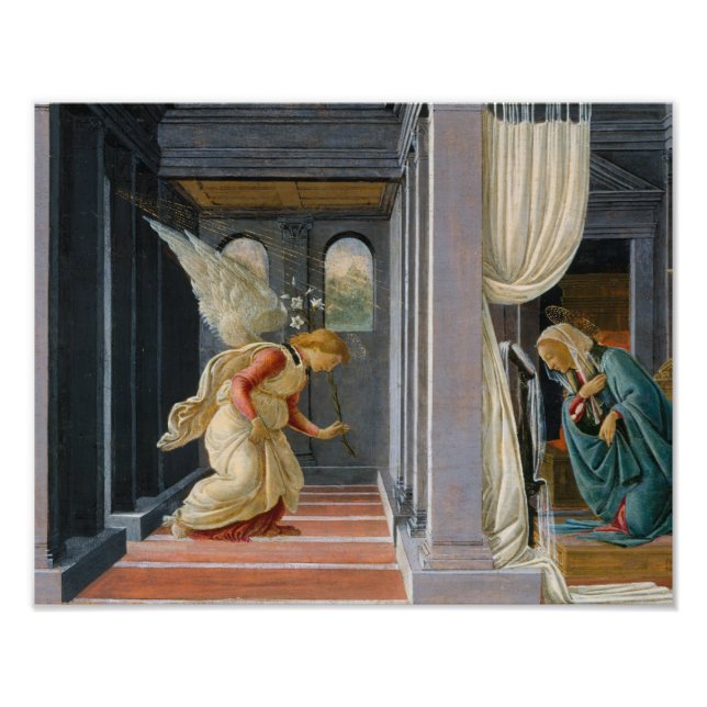 Sandro Botticelli - The Annunciation Photo Print (Front)