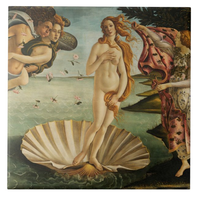 Sandro Botticelli - The Birth of Venus Ceramic Tile (Front)