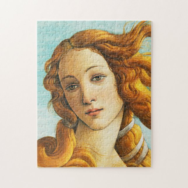 Sandro Botticelli The Birth of Venus Face Detail Jigsaw Puzzle (Vertical)