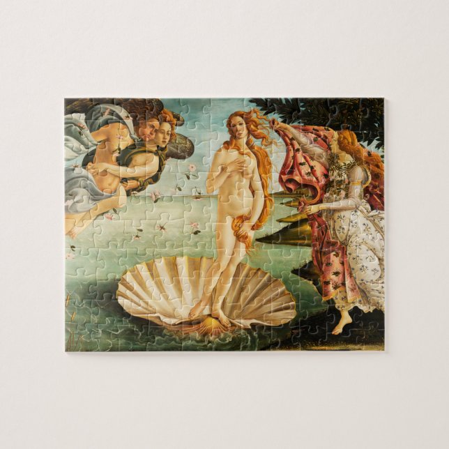 Sandro Botticelli The Birth of Venus Fine Art Jigsaw Puzzle (Horizontal)