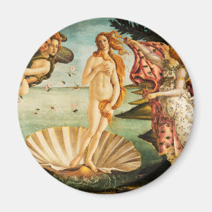 Sandro Botticelli The Birth of Venus Fine Art Magnet