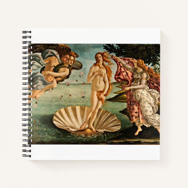 Sandro Botticelli - The Birth Of Venus Notebook (Front)