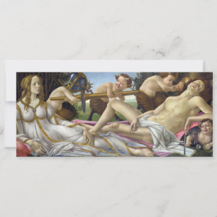 Sandro Botticelli - Venus and Mars Invitation