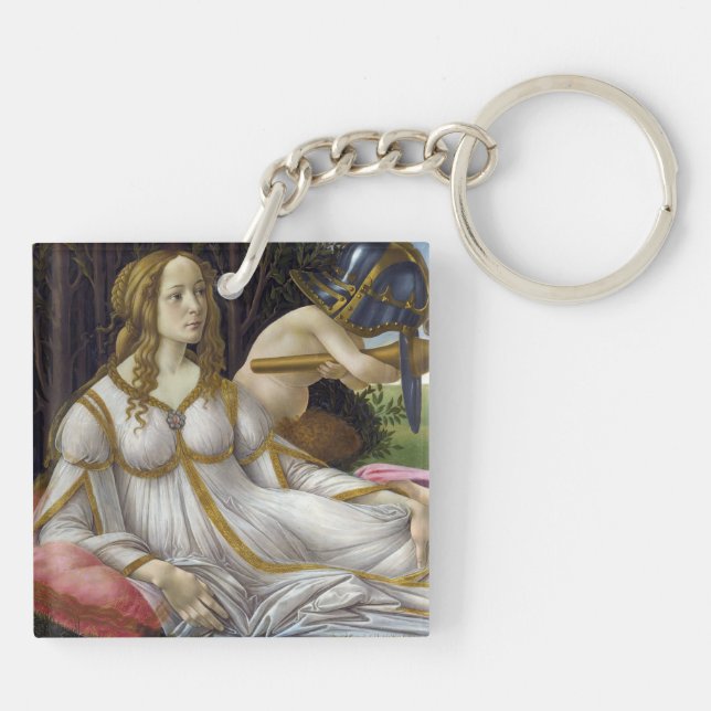 Sandro Botticelli - Venus and Mars Key Ring (Back)