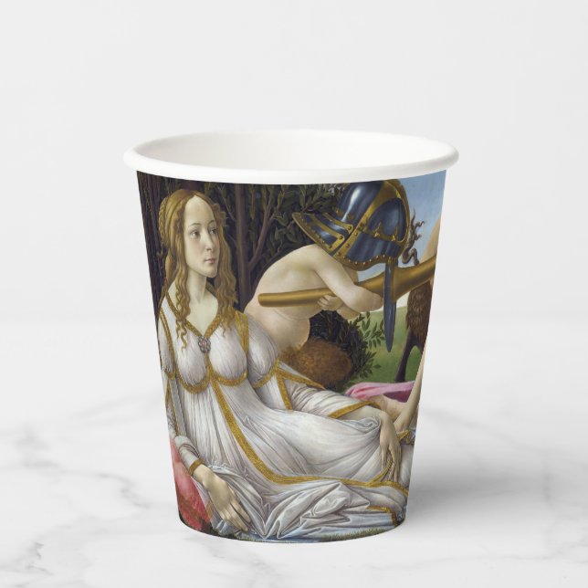 Sandro Botticelli - Venus and Mars Paper Cups (Front)
