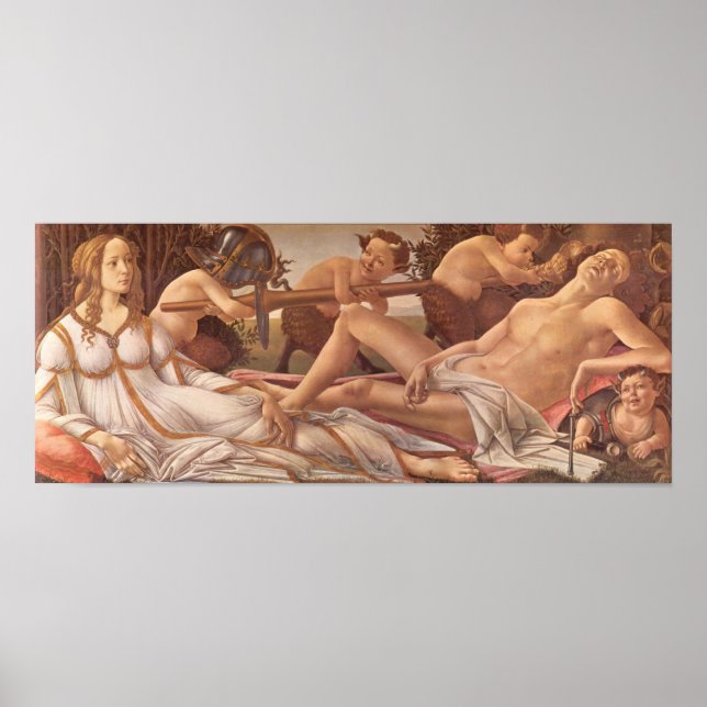 Sandro Botticelli-Venus and Mars Poster (Front)