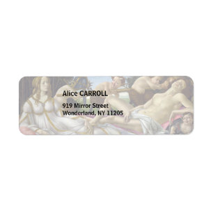 Sandro Botticelli - Venus and Mars Return Address Label