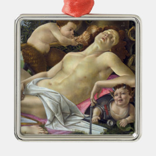 Sandro Botticelli - Venus and Mars, right side Metal Ornament