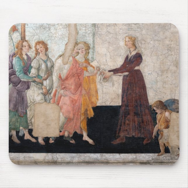 Sandro Botticelli - Venus and the Three Graces Mouse Pad (Front)