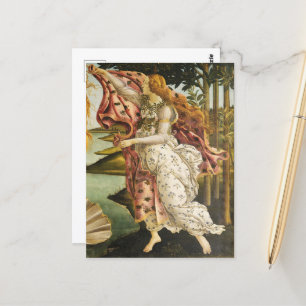 Sandro Botticelli - Welcome Venus to Land Fine Art Postcard