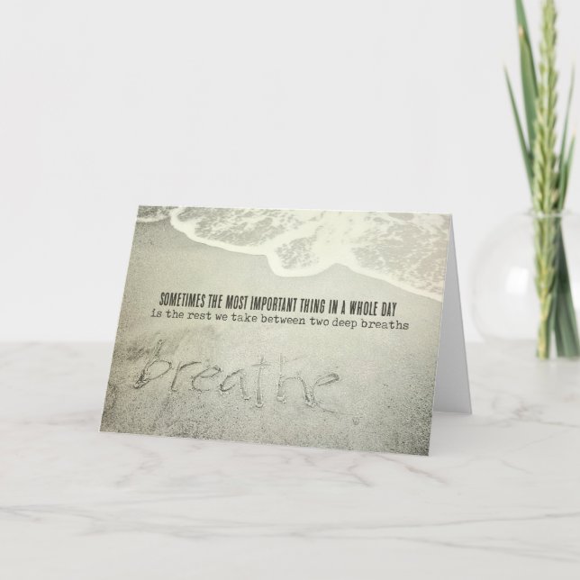 SANDSCRIPT Greeting Card (Front)