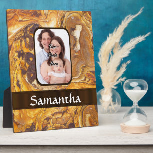 Sandstone abstract pattern plaque
