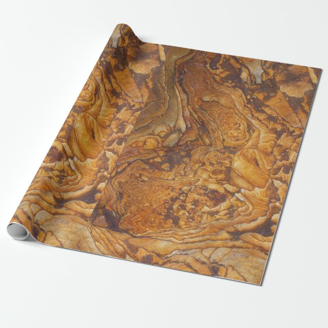 Sandstone abstract pattern wrapping paper (Unrolled)