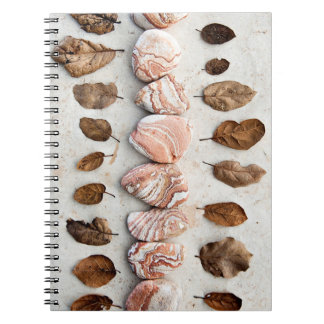 Sandstone And Leaves Notebook