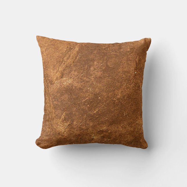 Sandstone Brown Design Cushion (Front)